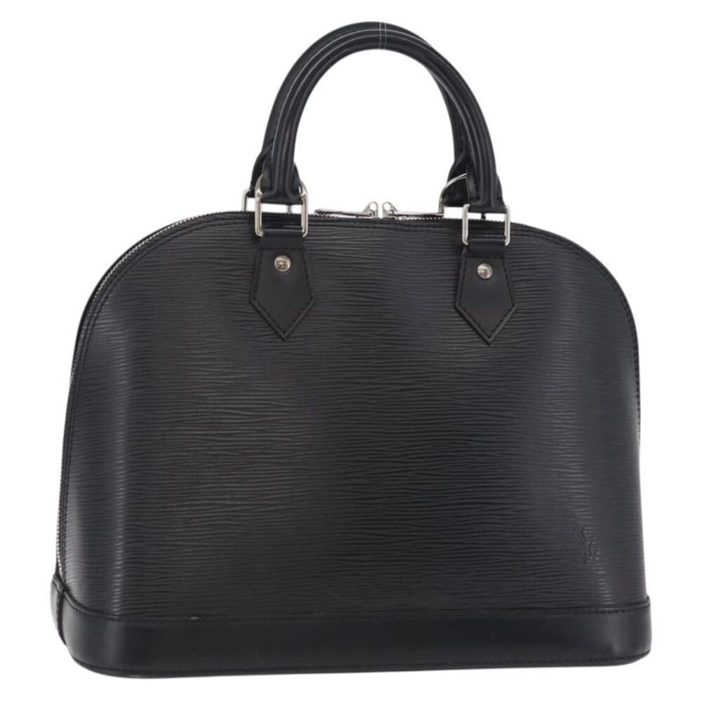 Louis Vuitton Alma Epi Leather Black Leather Handbag